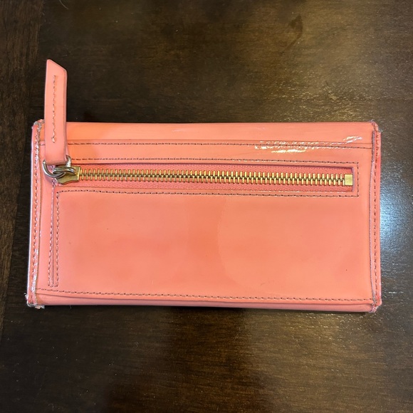 Dooney & Bourke Bags Pink Patten Leather Dooney Bourke Wallet Super